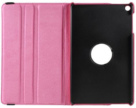 Flip Cover Δερμάτινη Περιστρεφόμενη Ροζ (Galaxy Tab A 10.1 2019)