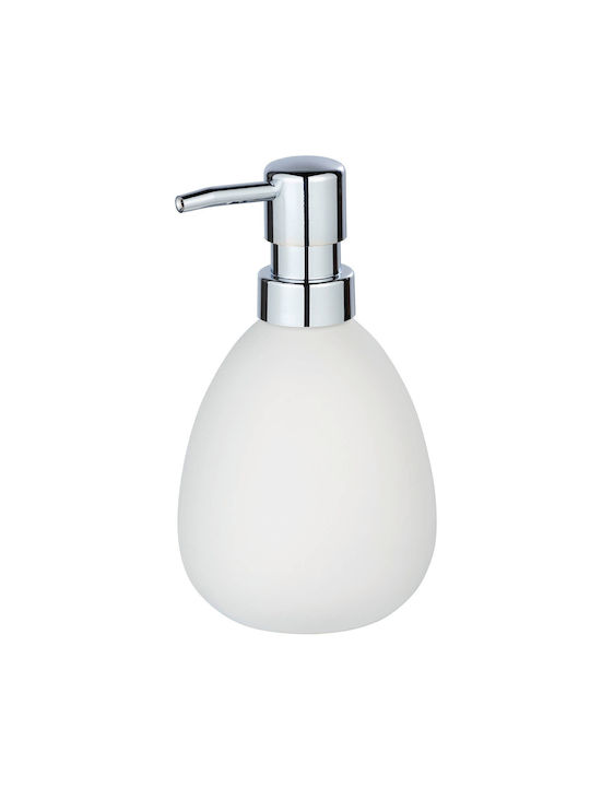 Wenko Dispenser Metallic White 390ml