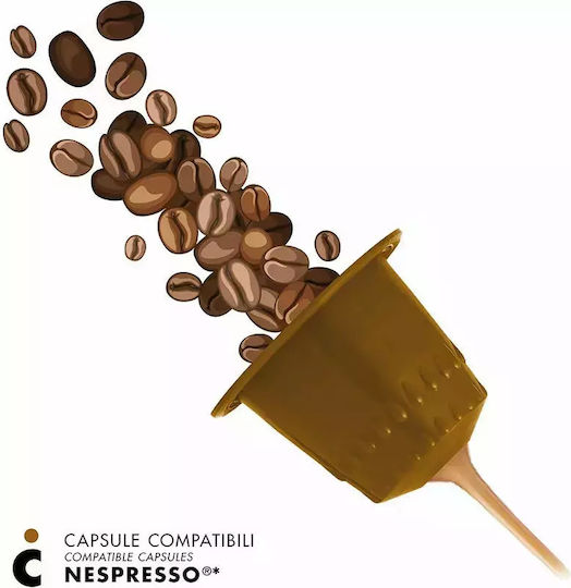 IL Caffe Italiano Capsules Espresso Hazelnut Compatible with Machine Nespresso 30caps,tobolek