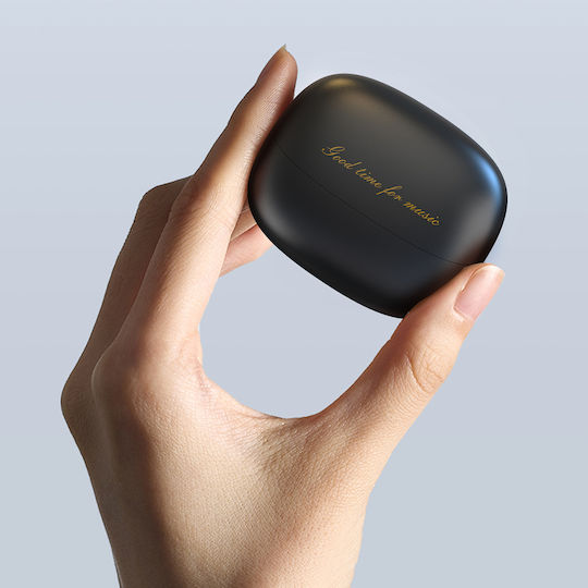 Dudao U21 In-ear Bluetooth Handsfree Ακουστικά με Θήκη Φόρτισης Μαύρα
