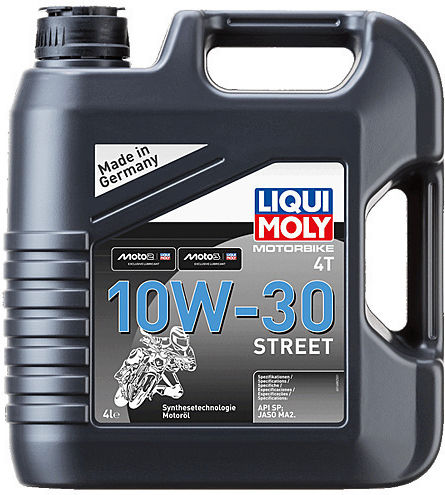 Liqui Moly Motorbike 4T Synthetic Motorcycle Oil for Four-Stroke Engines 10W-30 4lt