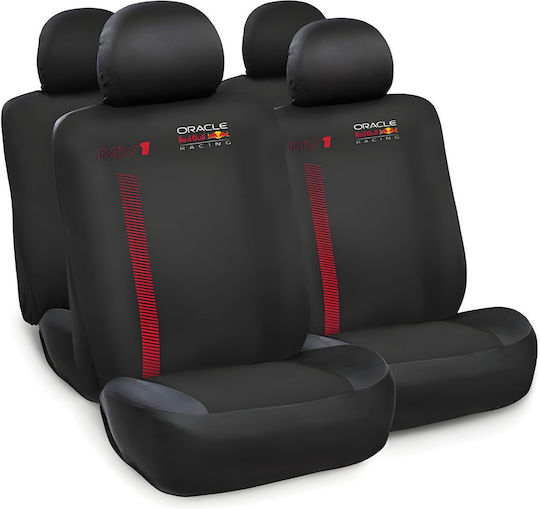 Oracle Red Bull Racing Car Seat Back Set 6pcs Polyester Black