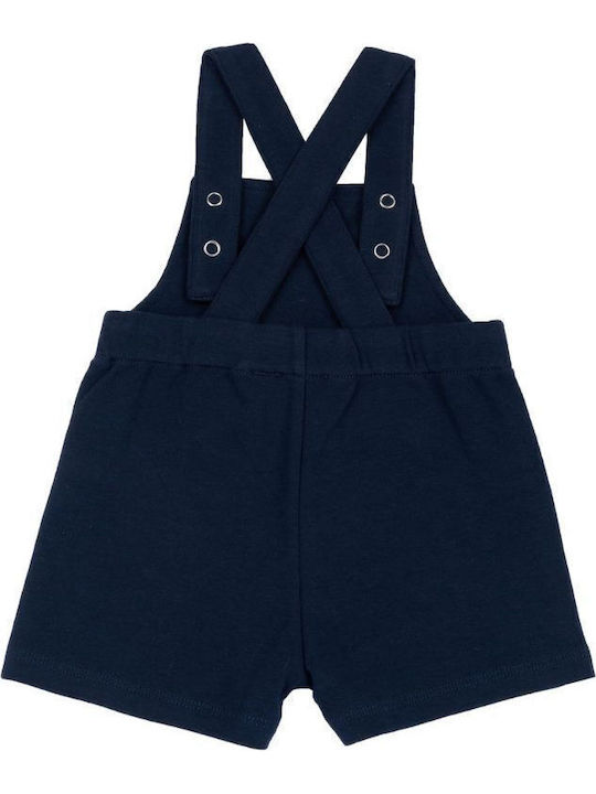 Kids Clothing Set with Dungarees Summer 2 Pieces Navy Blue