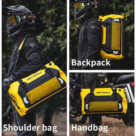 Motowolf Mb4gn66l Motorcycle Tail Bag Waterproof 66lt