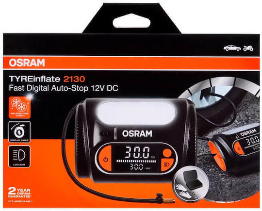 Osram Car Tire Pump TYREinflate 2130 with Cable 12V