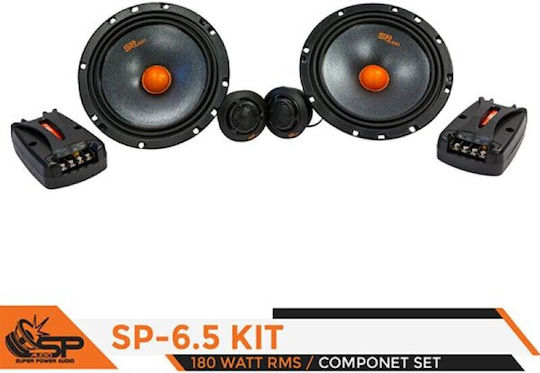 SP Audio Set Boxe Auto SP6.5 Kit Difuzoare auto 6.5" cu 180W RMS (2 căi)