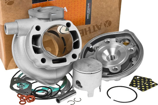 Алуминиев цилиндър-бутало Athena 47.60mm 70cc 081100 Yamaha YQ R 99-12 L Beta Ark 97-08 Benelli 491 50 LC 98-06 Aprilia SR Replica 96-05 комплект