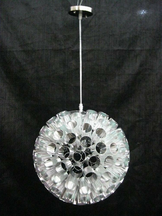 Epiplo-Fos Pendant Light Silver with Socket E27