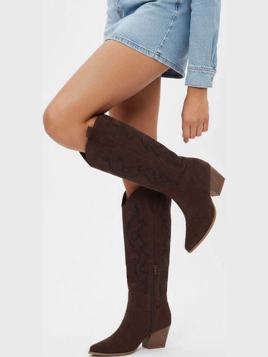 Damenstiefel Cowboy Braun