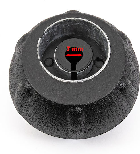 Buton schimbător viteze pentru Fiat 500 2012-2013 Negru