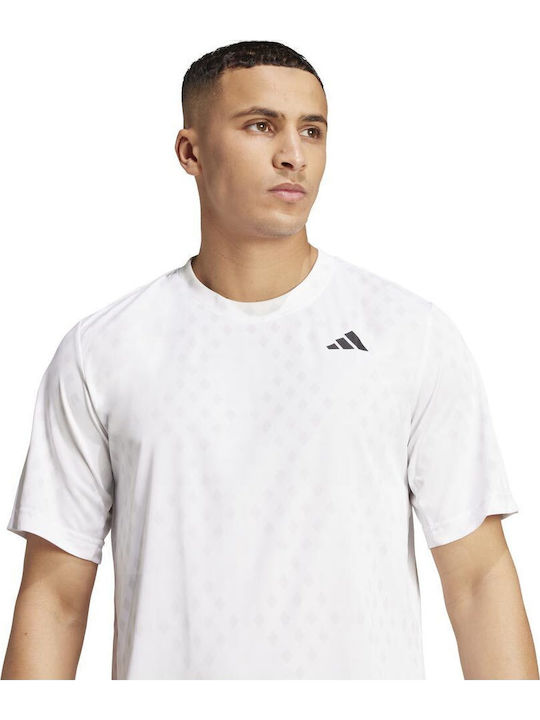 adidas Club Tennis JM1199 Ανδρική Μπλούζα Λευκή