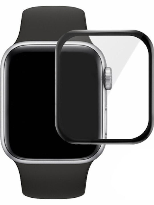 Screen Protection Tempered Glass Full Glue Full Screen Protector Cover Black 46mm