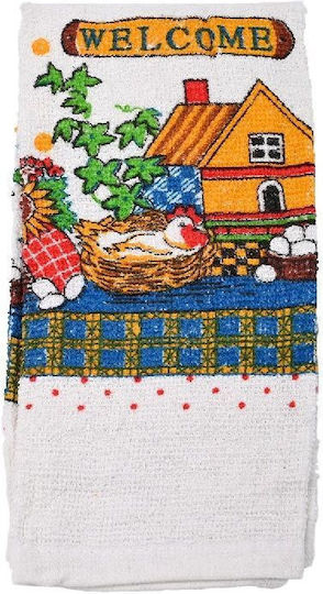 Sidirela Πετσέτα Κουζίνας από 100% Βαμβάκι 38x64cm (Διάφορα Σχέδια) 1τμχ