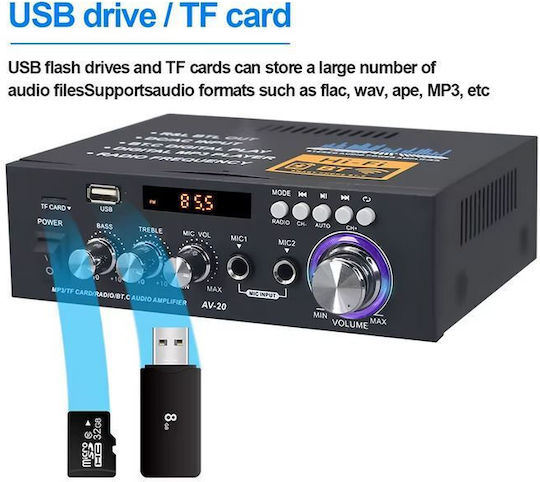 VIRE AV-20 Ολοκληρωμένος Ενισχυτής Hi-Fi Stereo