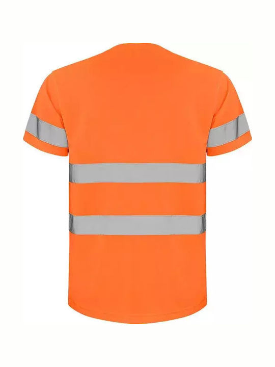 Roly Reflektierendes Kurzärmeliges Unisex Arbeitshemd Delta Code 9310 Fluororange Roly Reflektierendes Kurzärmeliges Unisex Arbeitshemd Delta Code 9310 Fluororange