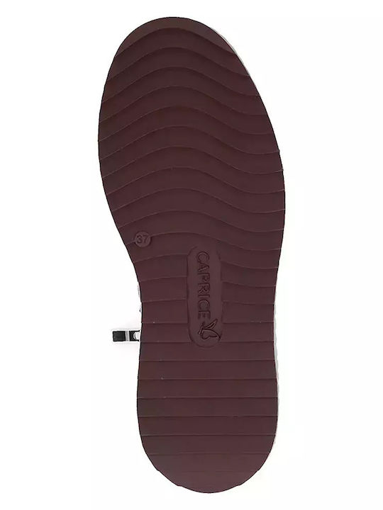 Stiefeletten Damen Burgundisch