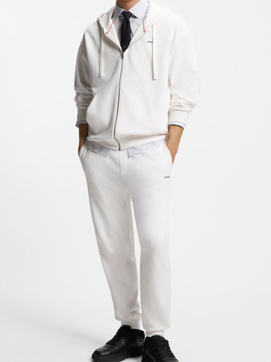 White Hooded Cardigan