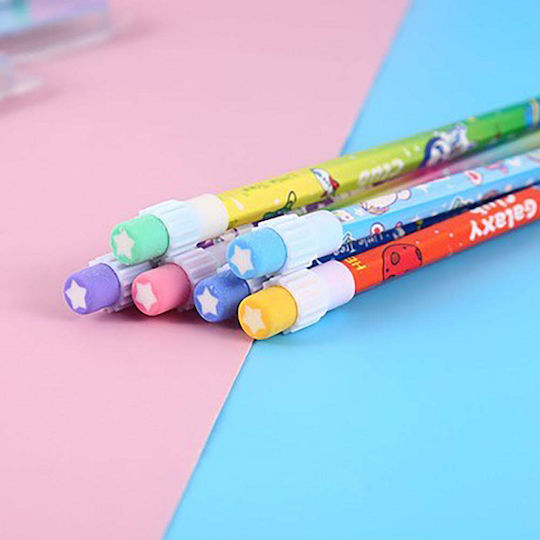 Little Tree Kinder Schreibwarenset mit Bleistift, Spitzer, Radiergummi und Etui 1Stück