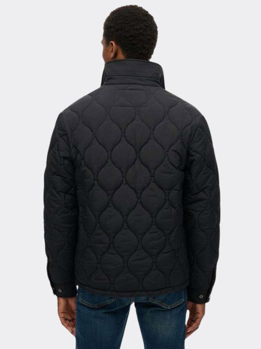 Superdry Ovin Μπουφάν Μαύρο