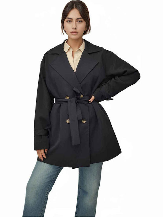 Дамска Dark Blue Тренчкот