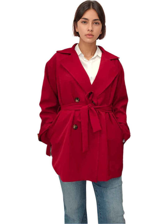 Femeie Red Trenci