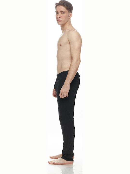 Galaxy #781 Men's Winter Pajama Pants Black