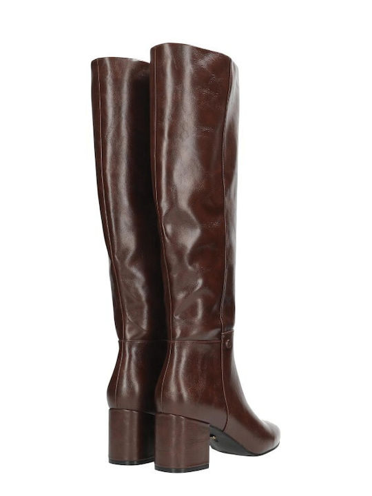 Γυναικείες Μπότες Dark Cognac