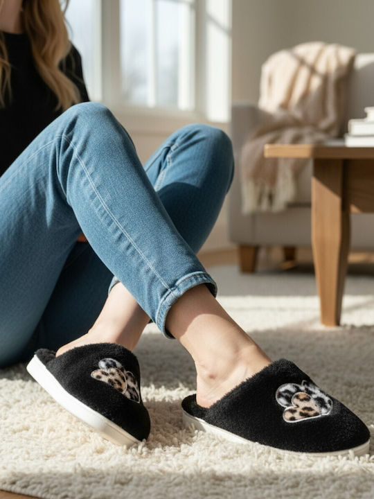 Winter Women's Slippers Black
