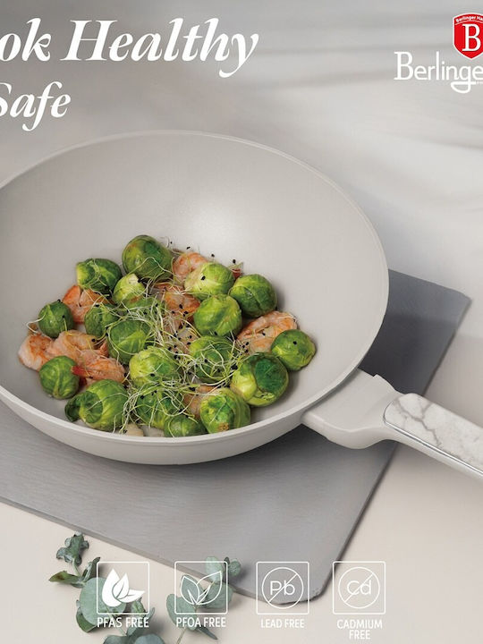 Berlinger Haus Wok made of Stainless Steel with Stone Coating 28cm