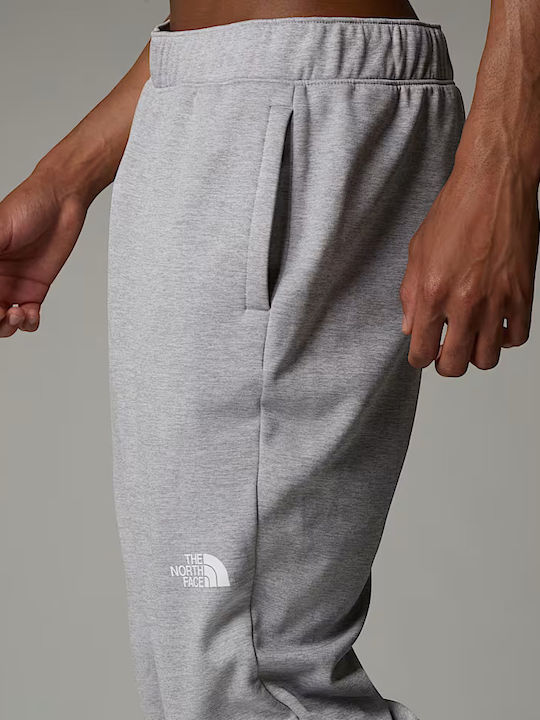 Reaxion Sweatpants with Elastic Grey Light Heather