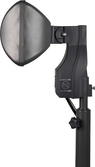 Încălzitor Electric Vertical de Terasă Eurom Q-time Golden 1800s Negru