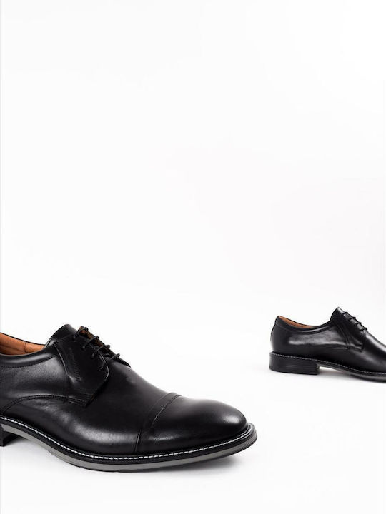 Leder Herrenschuhe Schwarz