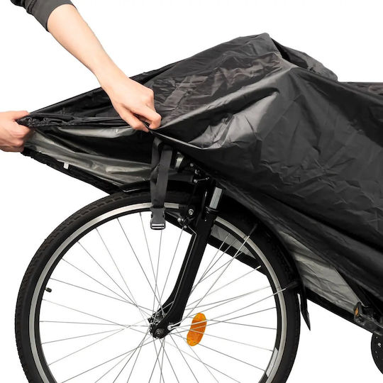 Hurtel Waterproof Bicycle Cover Size XL Black Waterproof Bicycle Cover XL
