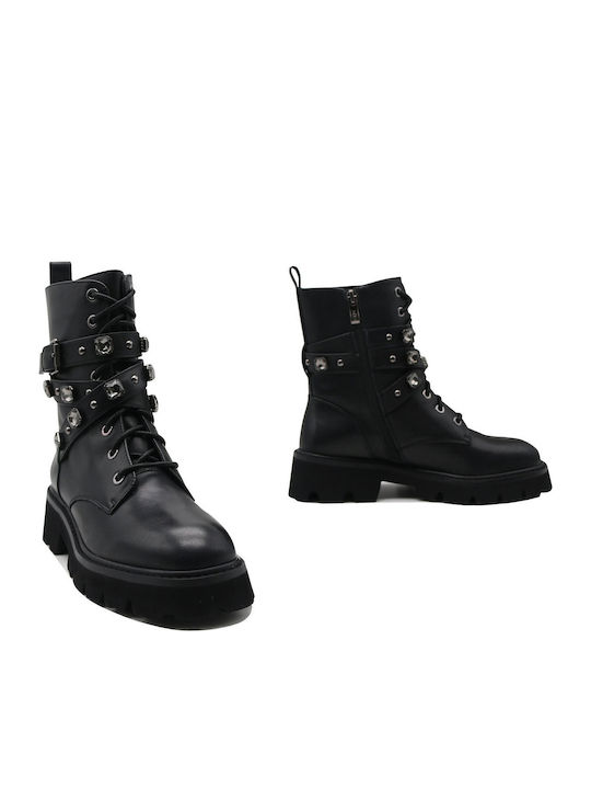 Stiefeletten Damen Schwarz