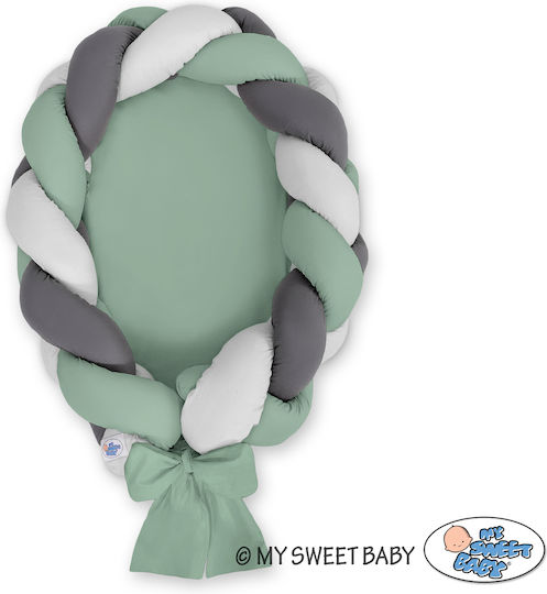 My Sweet Baby Baby Nestkissen Sage, Gray, Anthracite