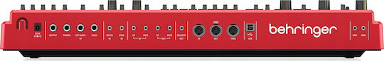 Behringer Synthesizer MS-1 MK II-RD mit 32 Dynamisch Tasten Rot