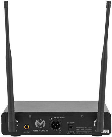 MAC MAH UHF1000M Set Wireless Condenser Microphone Handmade for Vocals