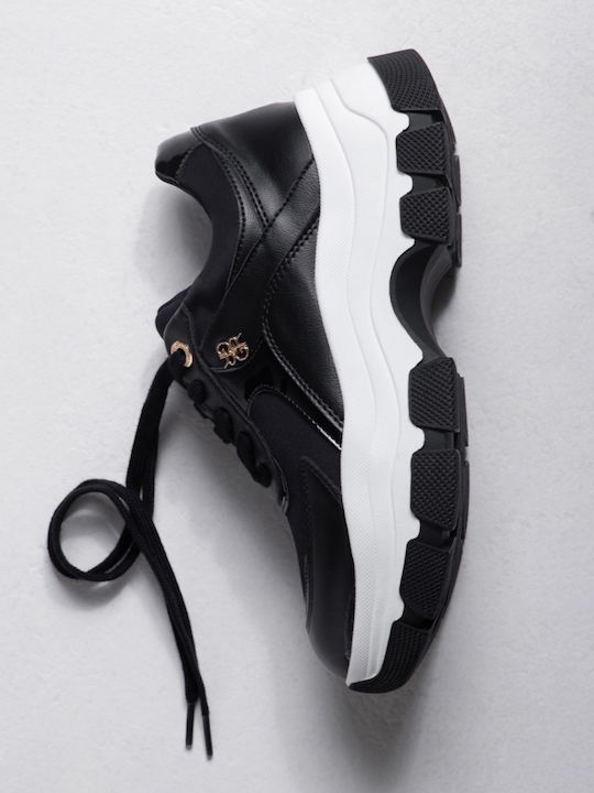 Γυναικεία Flatforms Sneakers Μαύρο