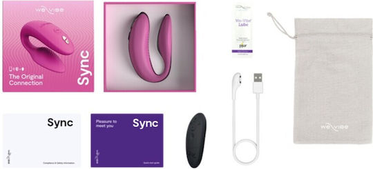 We-Vibe Sync 2 Mini Vibrator G-Punkt mit Fernbedienung 7cm Rosa