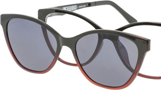 Solano Cl 90157b Ochelari de Vedere Pentru Femei Prindere Plastic Negru 54 Mm