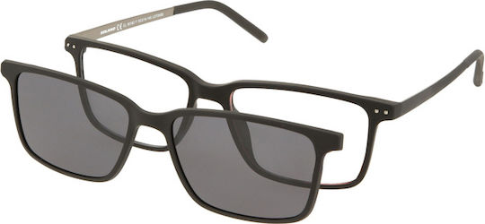 Ramă Ochelari Solano Cl 90182f Pentru Bărbați Cu Prindere Plastic Gri 55 Mm