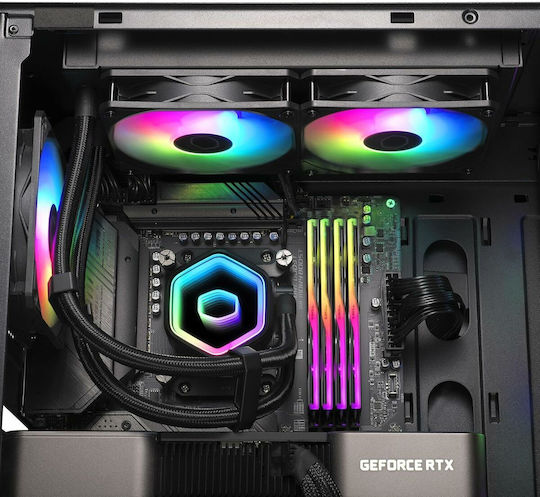CoolerMaster MasterLiquid 240 Core II Water Cooling AIO CPU with 2 120mm Fans and ARGB Lighting