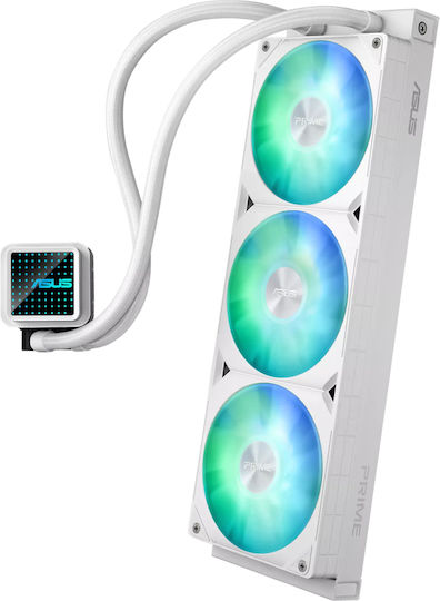 Asus Prime LC 360 ARGB Sisteme De Răcire Cu Apă AIO CPU Cu 3 Ventilatoare 120mm Albe