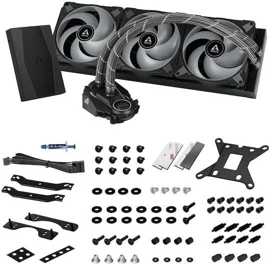Arctic Liquid Freezer II 420 RGB с RGB Контролер Охлаждане AIO CPU с 3 Вентилатора 140мм
