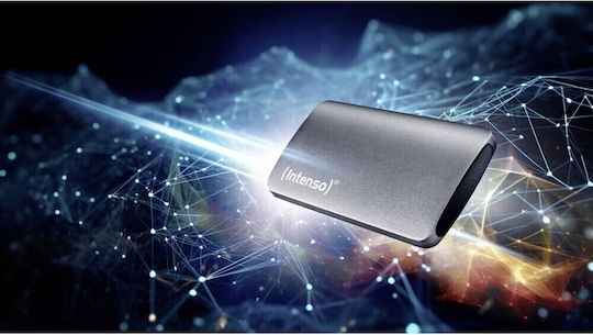 Intenso TX800 USB-C Εξωτερικός HDD 1TB 2.5" Μαύρο