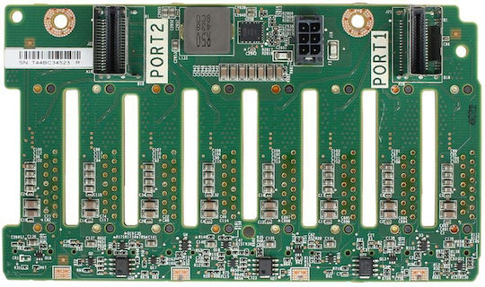 Lenovo ThinkSystem SR650 V2/SR665 Backplane Option Kit Твърд диск кутия SATA III с връзка SAS / SATA в Черен цвят