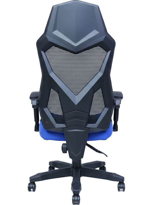 Raptor Venom Καρέκλα Gaming Δερματίνης με Υποπόδιο Μπλε
