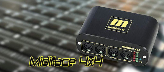Miditech Midi Interface MIDIface 4x4 Μαύρο