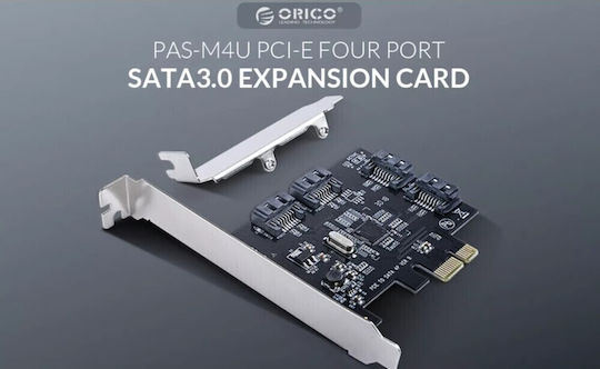 Orico Pas-m4u Controller von Pcie X1 zu 4x Sata 3.0 6Gbps Buchse