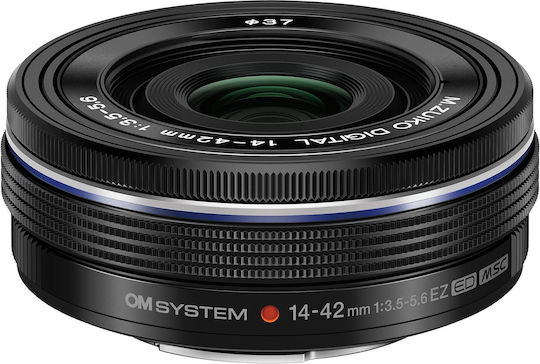 Olympus Crop Фотообектив Палачинки за Микро Четири Трети (МЧТ) Монтаж Черен